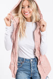 Jessica UTILITY CARGO HOODIE - ROSE
