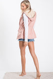 Jessica UTILITY CARGO HOODIE - ROSE