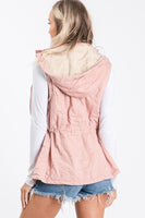 Jessica UTILITY CARGO HOODIE - ROSE