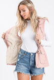 Jessica UTILITY CARGO HOODIE - ROSE