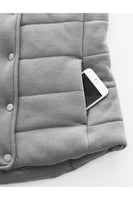 Gina French Terry Padded Puffer Vest
