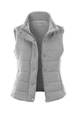 Gina French Terry Padded Puffer Vest