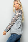 Katie Long Sleeve Animal Print Top