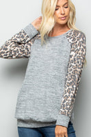 Katie Long Sleeve Animal Print Top